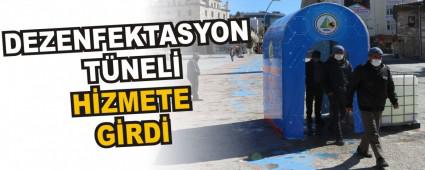 DEZENFEKTASYON T�NEL� H�ZMETE G�RD�