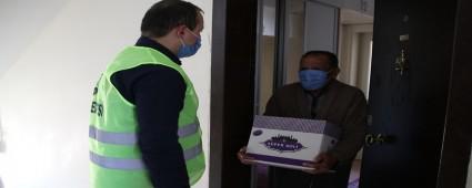 Gerede Belediyesi 1000 adet erzak kolisi haz�rlatt�
