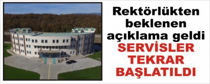 Rekt�rl�kten beklenen a��klama geldi