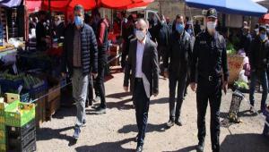 Ba�kan Allar ve Kaymakam �nsal incelemelerde bulundu