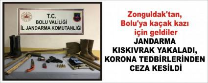 Zonguldak\'tan, Bolu\'ya ka�ak kaz� i�in geldiler