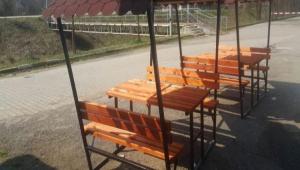 Kent mobilyalar� �retimi devam ediyor