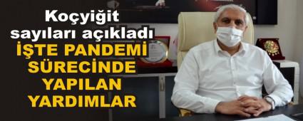 ��TE PANDEM� S�REC�NDE YAPILAN YARDIMLAR