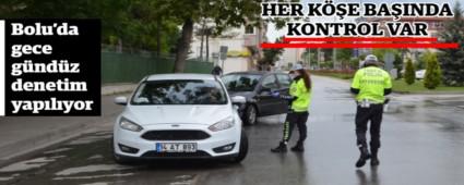 Bolu\'da gece g�nd�z denetim yap�l�yor