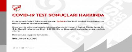BOLUSPOR 3\'�NC� KEZ TEST YAPTIRDI