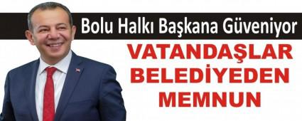 Bolu Halk� Ba�kana G�veniyor