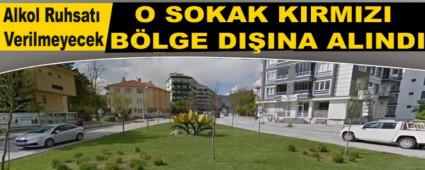  O SOKAK KIRMIZI B�LGE DI�INA ALINDI