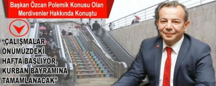 Ba�kan �zcan Polemik Konusu Olan Merdivenler Hakk�nda Konu�tu
