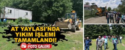 AT YAYLASI\'NDA YIKIM ��LEM� TAMAMLANDI!