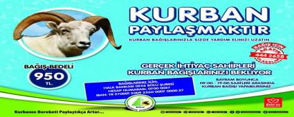 KURBAN BA�I�LARI BOLU BELED�YES� ARACILI�IYLA GER�EK �HT�YA� SAH�PLER�NE ULA�TIRILACAK