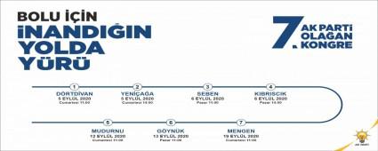 AK PART� �L�E KONGRELER�N�N TAKV�M� BELL� OLDU