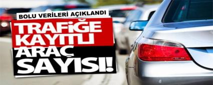 BOLU\'DA TRAF��E KAYITLI ARA� SAYISI KA� OLDU?