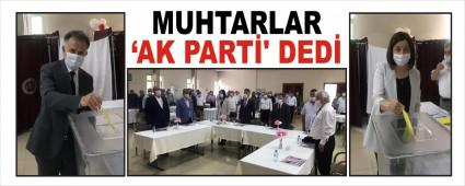 MUHTARLAR �AK PART�\' DED�