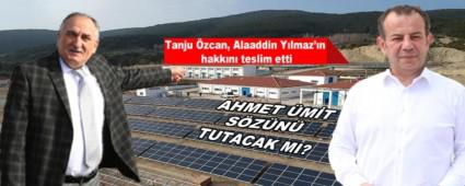 Tanju �zcan, Alaaddin Y�lmaz\'�n hakk�n� teslim etti