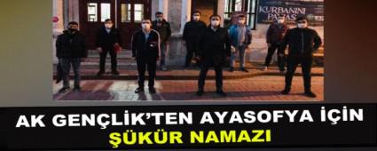 AK GEN�L�K\'TEN AYASOFYA ���N ��K�R NAMAZI