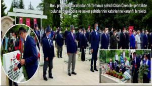 15 TEMMUZ �EH�D�, MEZARI BA�INDA ANILDI