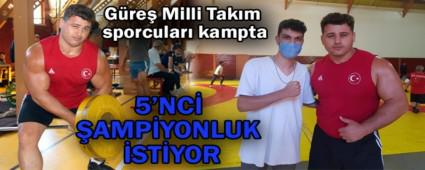 G�re� Milli Tak�m sporcular� kampta