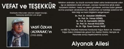 VEFAT ve TE�EKK�R