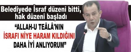 Belediyede �sraf d�zeni bitti, hak d�zeni ba�lad�