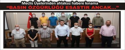 Meclis �yelerinden ahlaks�z habere k�nama