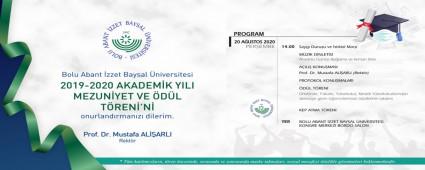 2019-2020 AKADEM�K MEZUN�YET VE �D�L T�REN�