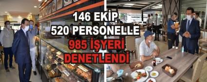 146 EK�P 520 PERSONELLE 985 ��YER� DENETLEND�