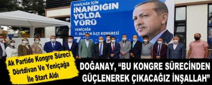  AK PART�DE KONGRE S�REC� D�RTD�VAN VE YEN��A�A �LE START ALDI