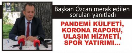 Ba�kan �zcan merak edilen sorular� yan�tlad�