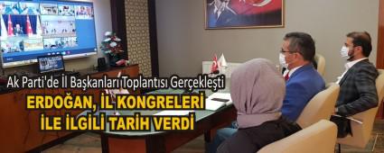 ERDO�AN, �L KONGRELER� �LE �LG�L� TAR�H VERD� 