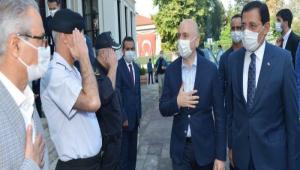 Ula�t�rma ve Altyap� Bakan� Karaismailo�lu\'ndan Vali �mit\'e Ziyaret
