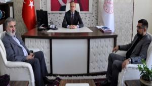 SAADET PART�S�\'NDEN SARICI\'YA Z�YARET