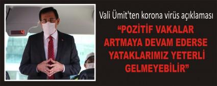 �POZ�T�F VAKALAR ARTMAYA DEVAM EDERSE YATAKLARIMIZ YETERL� GELMEYEB�L�R�