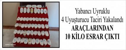 ARA�LARINDAN 10 K�LO ESRAR �IKTI