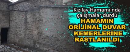 K�z�lay Hamam�\'nda �al��malar durdu