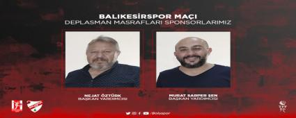 BALIKES�RSPOR MA�ININ SPONSORLARI BELL� OLDU