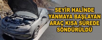 SEY�R HAL�NDE YANMAYA BA�LAYAN ARA� KISA S�REDE S�ND�R�LD�