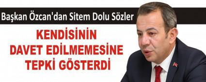 Ba�kan �zcan\'dan Sitem Dolu S�zler