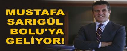 MUSTAFA SARIG�L BOLU\'YA GEL�YOR!