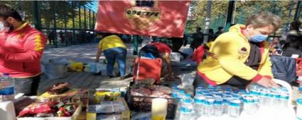 �K� TARAFTAR GRUBU YARDIMLARI B�RL�KTE DA�ITTILAR