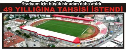 Stadyum i�in b�y�k bir ad�m daha at�ld�