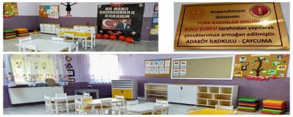 T�RK KADINLAR B�RL��� BOLU �UBES�\'NDEN, E��T�ME B�R KATKI DAHA