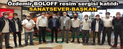�zdemir BOLOFF resim sergisi kat�ld�
