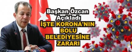 ��TE KORONA\'NIN BOLU BELED�YES�NE ZARARI