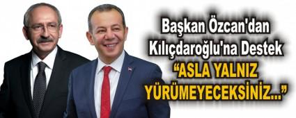 Ba�kan �zcan\'dan K�l��daro�lu\'na Destek