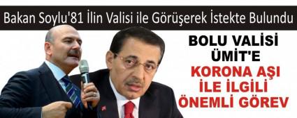 BOLU VAL�S� �M�T\'E KORONA A�I �LE �LG�L� �NEML� G�REV