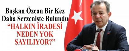 Ba�kan �zcan Bir Kez Daha Serzeni�te Bulundu