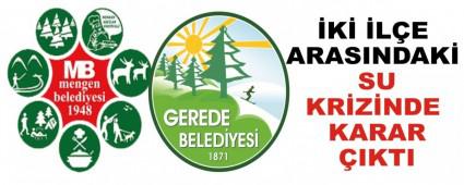 �K� �L�E ARASINDAK� SU KR�Z�NDE KARAR �IKTI
