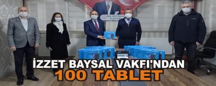 �ZZET BAYSAL VAKFI\'NDAN 100 TABLET