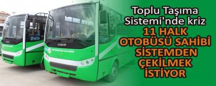 Toplu Ta��ma Sistemi\'nde kriz