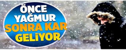 YA�MUR VE KAR GEL�YOR